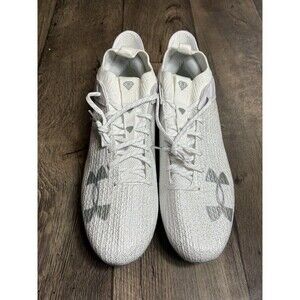 Under Armour Blur Smoke 2 MC VVS Football Cleats White 3027309-100 Men Size 14